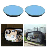 Maxbell Rear View HD Glass Car Blind Spot Mirrors for SUV Trucks Round Blue