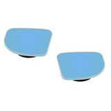 Maxbell Rear View HD Glass Car Blind Spot Mirrors for SUV Trucks Fan Blue