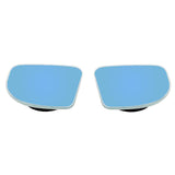 Maxbell Rear View HD Glass Car Blind Spot Mirrors for SUV Trucks Fan Blue