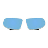 Maxbell Rear View HD Glass Car Blind Spot Mirrors for SUV Trucks Fan Blue
