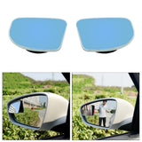 Maxbell Rear View HD Glass Car Blind Spot Mirrors for SUV Trucks Fan Blue