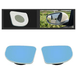 Maxbell Rear View HD Glass Car Blind Spot Mirrors for SUV Trucks Fan Blue