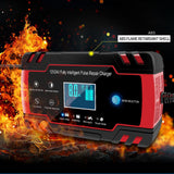 Maxbell Auto Smart Battery Charger Maintainer 12V 8A 24V 4A Fast Charging for Car