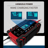 Maxbell Auto Smart Battery Charger Maintainer 12V 8A 24V 4A Fast Charging for Car
