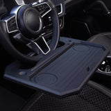 Maxbell Portable Truck Auto Car Steering Wheel Tray Desk Mount Stand Grey 01