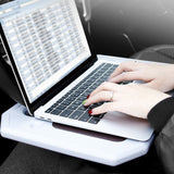 Maxbell Portable Truck Auto Car Steering Wheel Tray Desk Mount Stand Grey 02