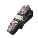 Maxbell Diamond Glasses Holders for Car Sun Visor w/ Ticket Card Clip purple