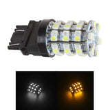 Maxbell T25 3157 3528 60SMD Dual Color Turn Signal Brake Running Light Replacement