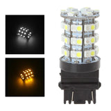 Maxbell T25 3157 3528 60SMD Dual Color Turn Signal Brake Running Light Replacement