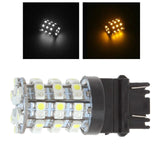 Maxbell T25 3157 3528 60SMD Dual Color Turn Signal Brake Running Light Replacement