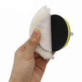 Maxbell 3"/4"/5" Auto Waxing Polishing Buff Buffing Sponge Pads Kit Car Polisher 4 Inch
