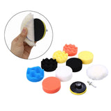 Maxbell 3"/4"/5" Auto Waxing Polishing Buff Buffing Sponge Pads Kit Car Polisher 4 Inch