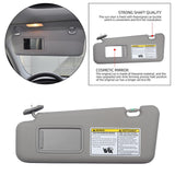 Maxbell Car Sun Visor Without Sunroof For Toyota Highlander 2012 2013 74320-48500-B0