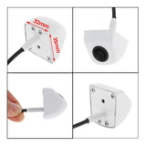 Maxbell IP68 Car Backup Camera Night Vision for Monitor Driving  White AHD720-1080