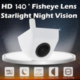 Maxbell IP68 Car Backup Camera Night Vision for Monitor Driving  White AHD720-1080