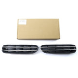 Maxbell 1 Pair Air Flow Vents Grilles Decor for BMW 5 Series E39 E60 E61 M5 Black