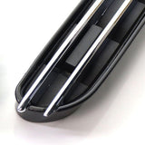 Maxbell 1 Pair Air Flow Vents Grilles Decor for BMW 5 Series E39 E60 E61 M5 Black