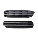 Maxbell 1 Pair Air Flow Vents Grilles Decor for BMW 5 Series E39 E60 E61 M5 Black