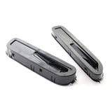 Maxbell 1 Pair Air Flow Vents Grilles Decor for BMW 5 Series E39 E60 E61 M5 Black