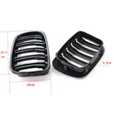 Maxbell Double Line Front Hood Kidney Grill Grille Fits for BMW E46 4 Door 1998-2001