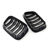 Maxbell Double Line Front Hood Kidney Grill Grille Fits for BMW E46 4 Door 1998-2001