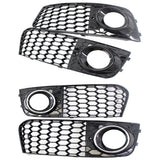 Maxbell Bumper Fog Light Grille Grill Cover for Audi A4 B8 RS4 8KD807682 A