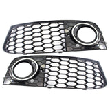 Maxbell Bumper Fog Light Grille Grill Cover for Audi A4 B8 RS4 8KD807682 A
