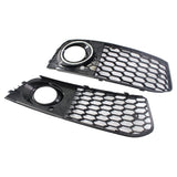 Maxbell Bumper Fog Light Grille Grill Cover for Audi A4 B8 RS4 8KD807682 A