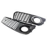Maxbell Bumper Fog Light Grille Grill Cover for Audi A4 B8 RS4 8KD807682 A