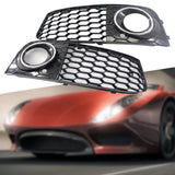 Maxbell Bumper Fog Light Grille Grill Cover for Audi A4 B8 RS4 8KD807682 A