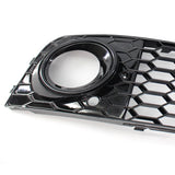 Maxbell Bumper Fog Light Grille Grill Cover for Audi A4 B8 RS4 8KD807682 B
