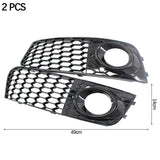 Maxbell Bumper Fog Light Grille Grill Cover for Audi A4 B8 RS4 8KD807682 B