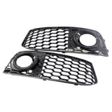 Maxbell Bumper Fog Light Grille Grill Cover for Audi A4 B8 RS4 8KD807682 B