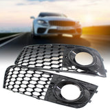 Maxbell Bumper Fog Light Grille Grill Cover for Audi A4 B8 RS4 8KD807682 B