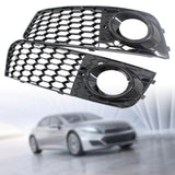 Maxbell Bumper Fog Light Grille Grill Cover for Audi A4 B8 RS4 8KD807682 B