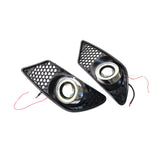 Maxbell 2x Right and Left Fog Light Grille Compatible for Mercedes Benz 2008-2010