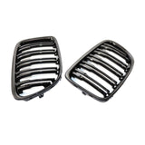 Maxbell 2x Front Grille Grill for BMW X1 E84 11-16 51117347669 Double Line Parts