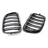 Maxbell 2x Front Grille Grill for BMW X1 E84 11-16 51117347669 Double Line Parts