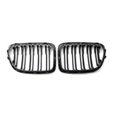 Maxbell 2x Front Grille Grill for BMW X1 E84 11-16 51117347669 Double Line Parts