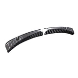 Maxbell 1 Pair Inner Stainless Steel Rear Guard for Tesla Model 3 Car Carbon fiber