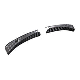 Maxbell 1 Pair Inner Stainless Steel Rear Guard for Tesla Model 3 Car Carbon fiber
