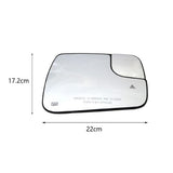 Maxbell Driver Side Exterior Mirror Glass Towing Mirrors for RAM Right Side