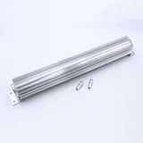 Maxbell Transmission Cooler 2 Holes 18inch Tank Oil Cooler Silver Fit for Car Truck