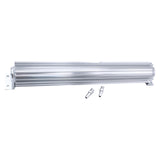 Maxbell Transmission Cooler 2 Holes 18inch Tank Oil Cooler Silver Fit for Car Truck