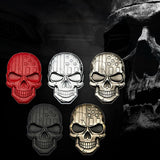 Maxbell 3D Decal Skull Car Sticker Modification Plating for Motorcycle Truck Bronzed