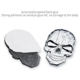 Maxbell 3D Decal Skull Car Sticker Modification Plating for Motorcycle Truck Bronzed