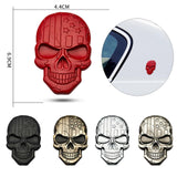 Maxbell 3D Decal Skull Car Sticker Modification Plating for Motorcycle Truck Bronzed