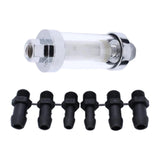 Maxbell Inline Oil Filter 3/8" 1/4" 5/16" Fittings for Boat Line Pipe