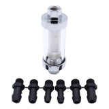Maxbell Inline Oil Filter 3/8" 1/4" 5/16" Fittings for Boat Line Pipe