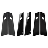 Maxbell 2x Car Window B Pillar Cover Trim Sticker Fit for Tesla Model 3 stripe
